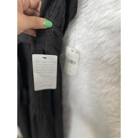 ASTR THE LABEL Halter Neck flowy Maxi teared Black Dress Size S $138 - Picture 10 of 10